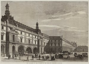 Novos edifícios das Tulherias na Place du Carrousel